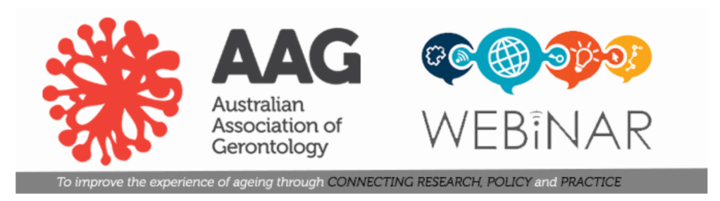 AAG Queensland Division PresentsAgeing well in the 21st century:Combatting Social Isolation and Fostering&nbsp;Connection